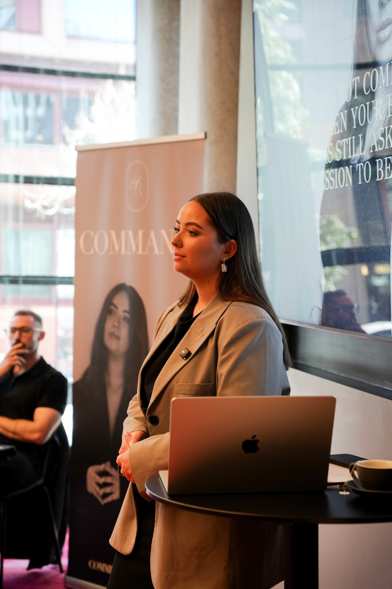 Sarah facilitating Command event
